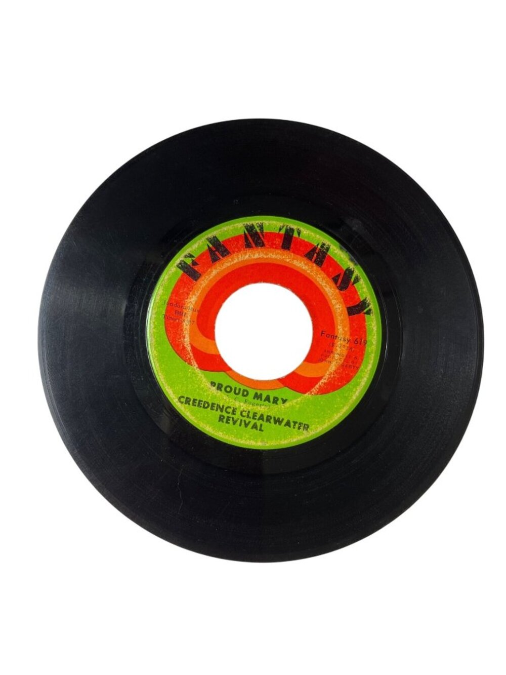 Creedence Clearwater Revival "Proud Mary" & "Born On The Bayou" 7" Vinyl Record